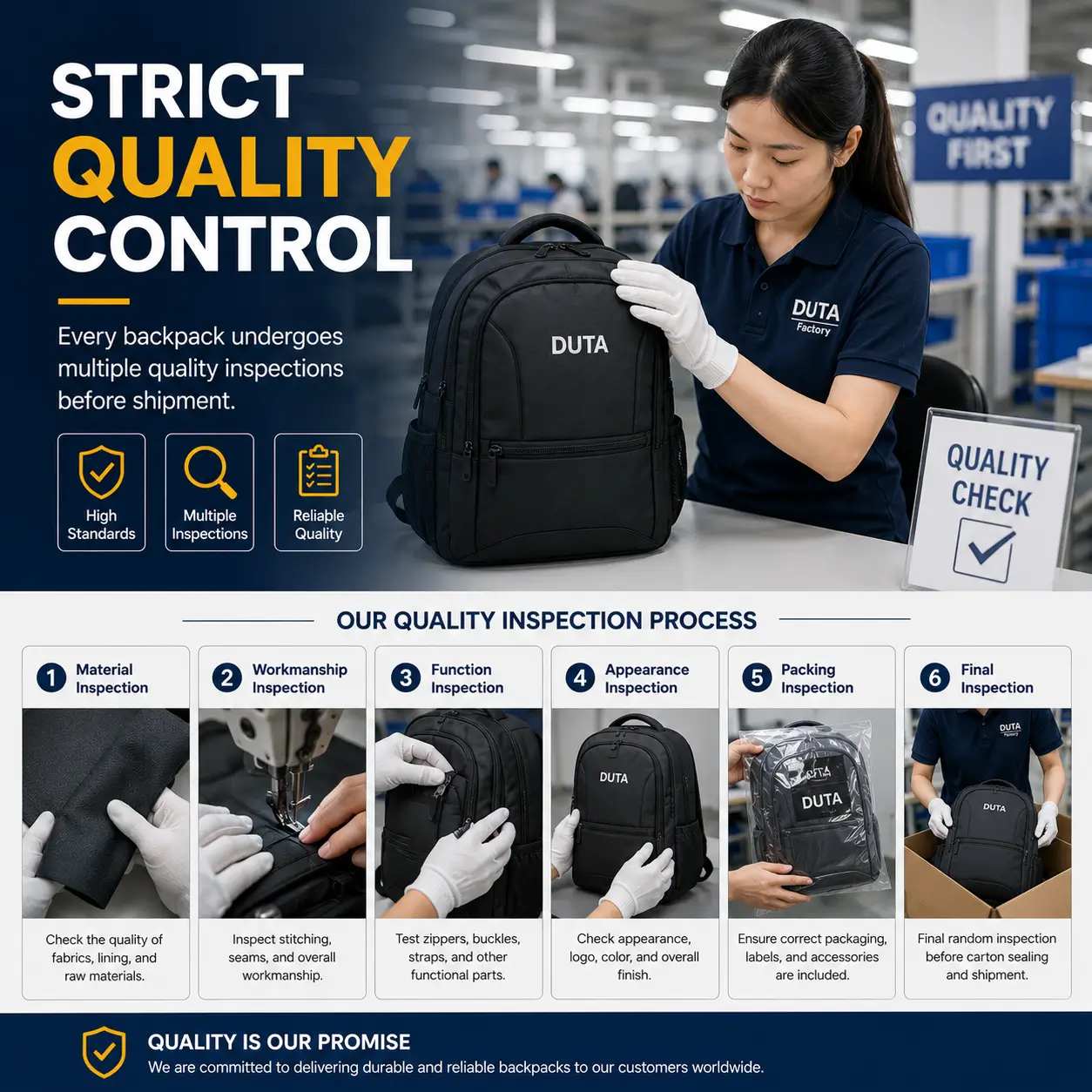 Custom Backpack Factory