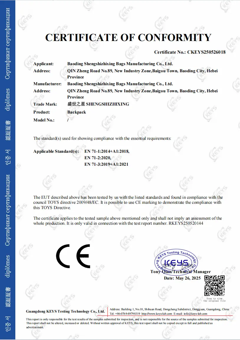 CE certificate
