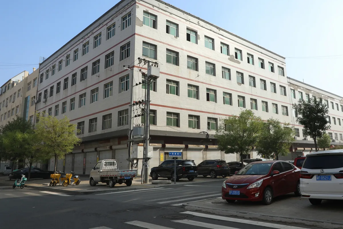 DUTA backpack factory building in Baigou, Baoding