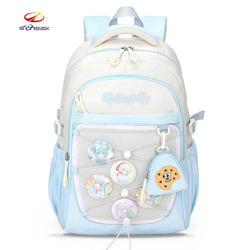 Wide-Strap Comfort School Backpack