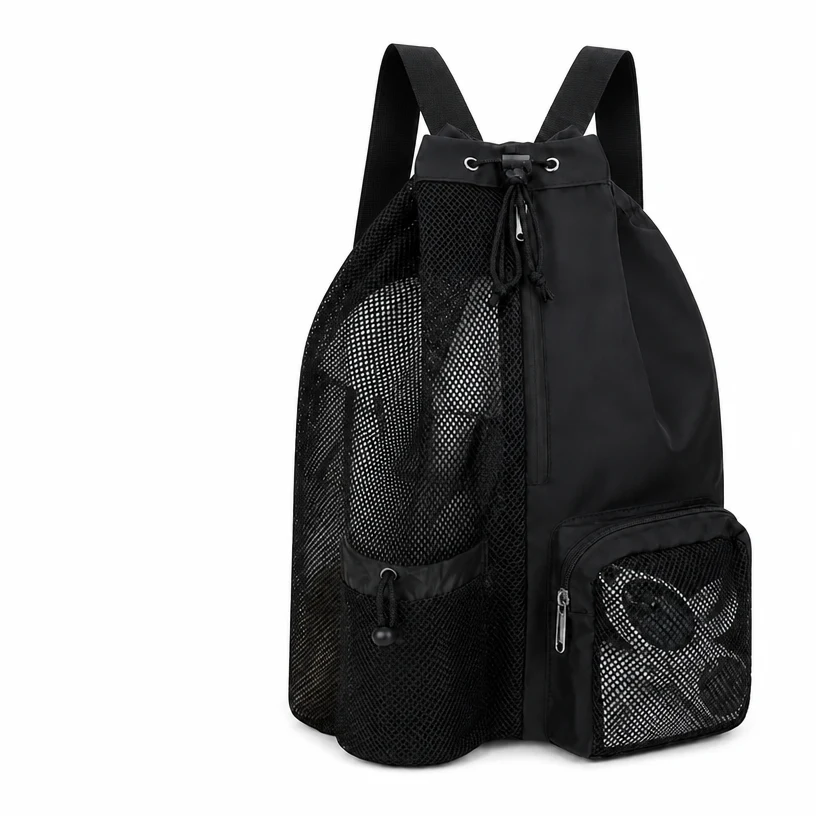 Mesh Drawstring Dry-Wet Gym Sack